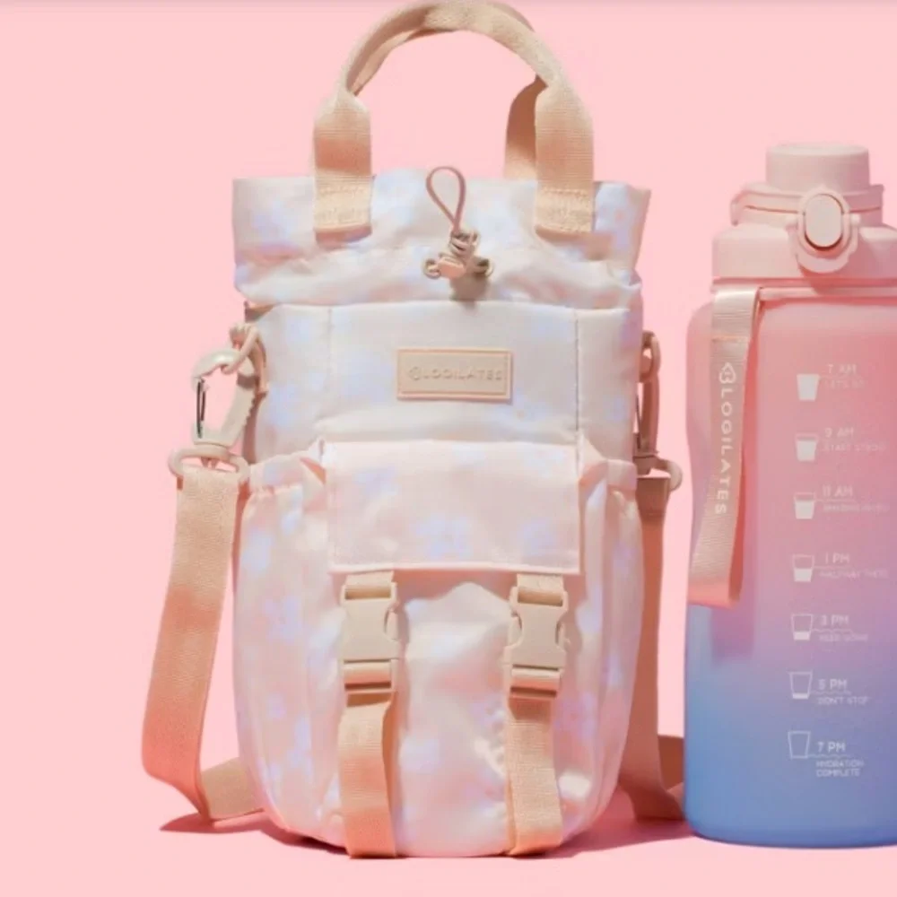 Blogilates Water Bottle Sling - Peach: Drinkware Accessory